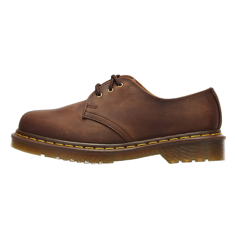 Dr. Martens 1461 Crazy Horse Womens Gaucho Braun Leder Schuhe