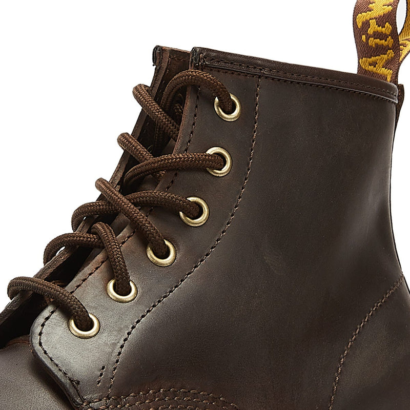 Dr. Martens 101 Ys Verrücktes Pferd Dunkelbraune Stiefel