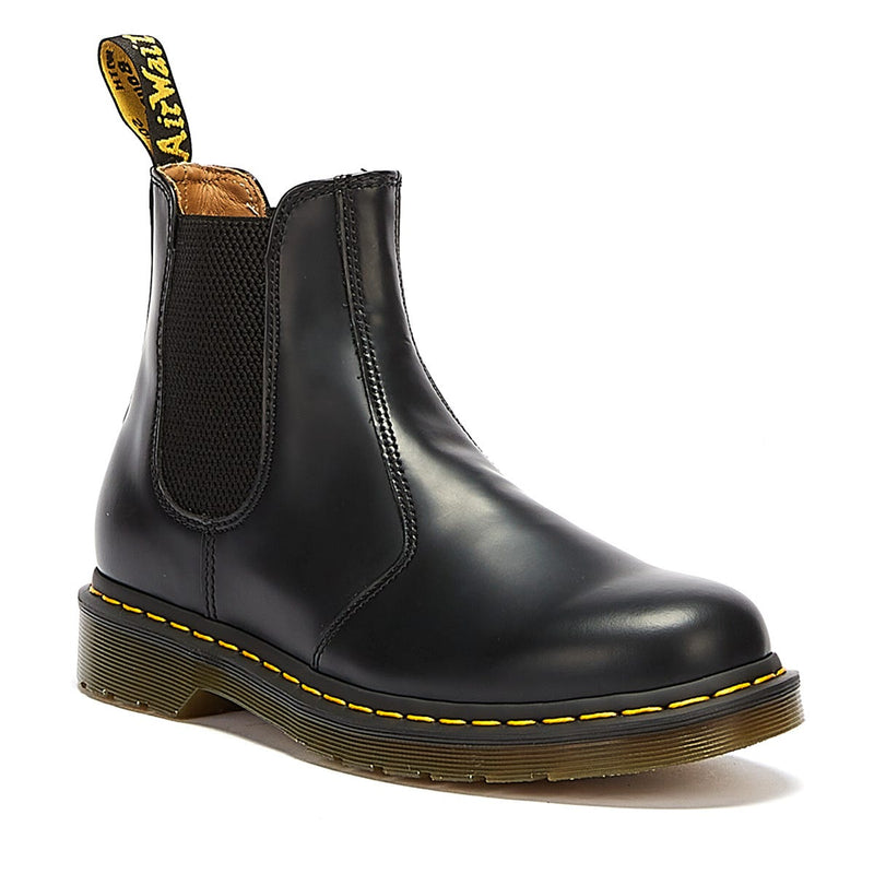 Dr. Martens 2976 Glattleder YS Damen Schwarz Stiefel