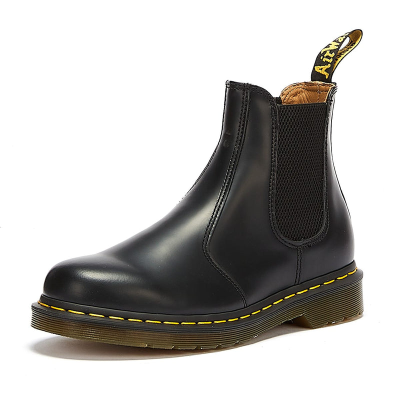 Dr. Martens 2976 Glattleder YS Damen Schwarz Stiefel