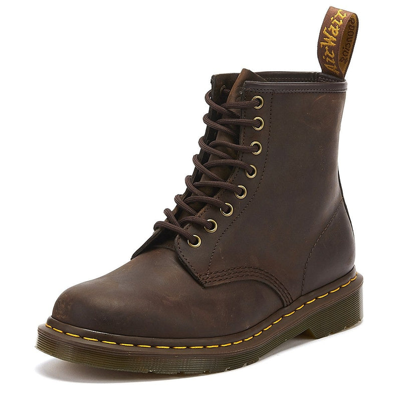 Dr. Martens 1460 Crazy Horse Herren Gaucho Braun Leder Stiefelette