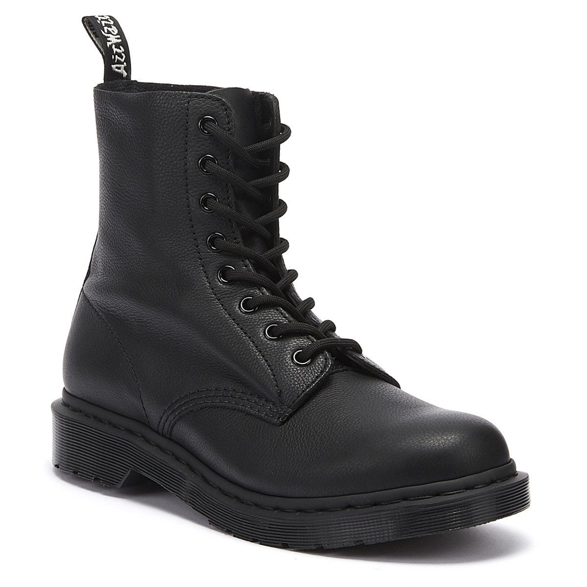 Frauen Dr Martens 1460 Pascal Virginia Mono Schwarz Stiefel Tower London.De