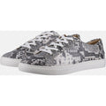 Hush Puppies Tessa Wildleder Damen Pythonsneaker