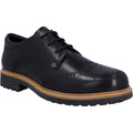 Hunter Cawdor Leder Herren-Schwarz Brogues-Schuhe