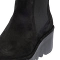 Fly London Bagu Leder Damen Schwarze Farbe Stiefel