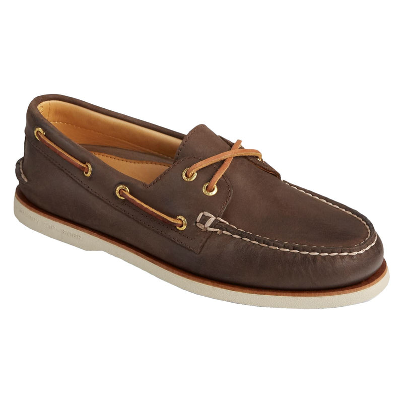 Sperry Gold Cup Authentic Original Leder Herren Braune Bootsschuhe