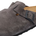 Birkenstock Boston Graue Wildleder Clogs