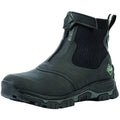 Muck Boots Apex Mid Zip Gummischwarze/Dunkle Schatten-Gummistiefel