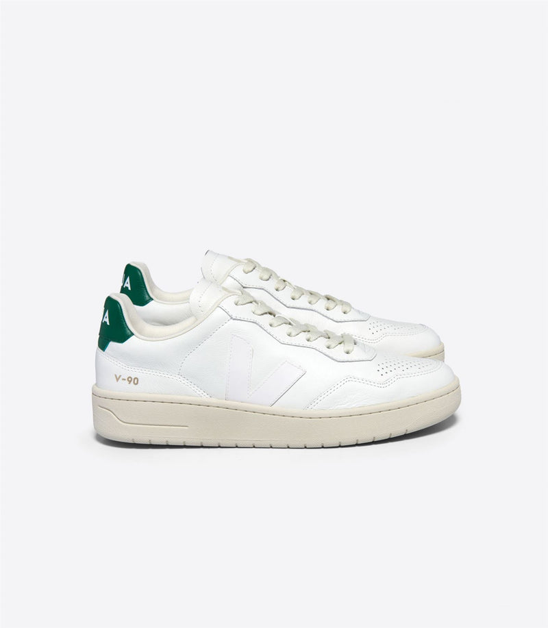 Veja V-90 Weiße Ledersneaker Für Herren