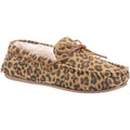 Hush Puppies Allie Wildleder Damen Leoparden Hausschuhe