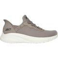 Skechers BOBS Sport Squad Chaos Textile Damen-Taupe-Sneaker