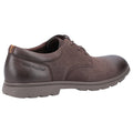 Hush Puppies Trevor Leder Herren Braune Schnürschuhe