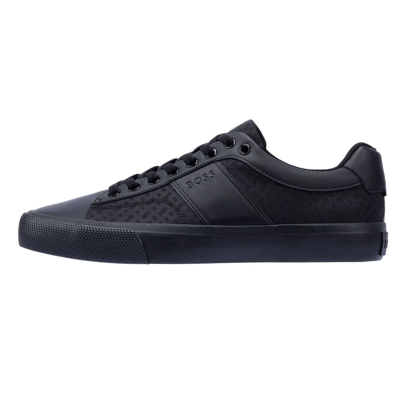 Boss Aiden Tennis Herren Schwarze Turnschuhe