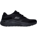 Skechers Arch Fit 2.0 The Keep Schwarze Farbe Ledersneaker Für Herren