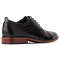 Base London Cast Waxy Leder Herren-Schwarz Brogues-Schuhe