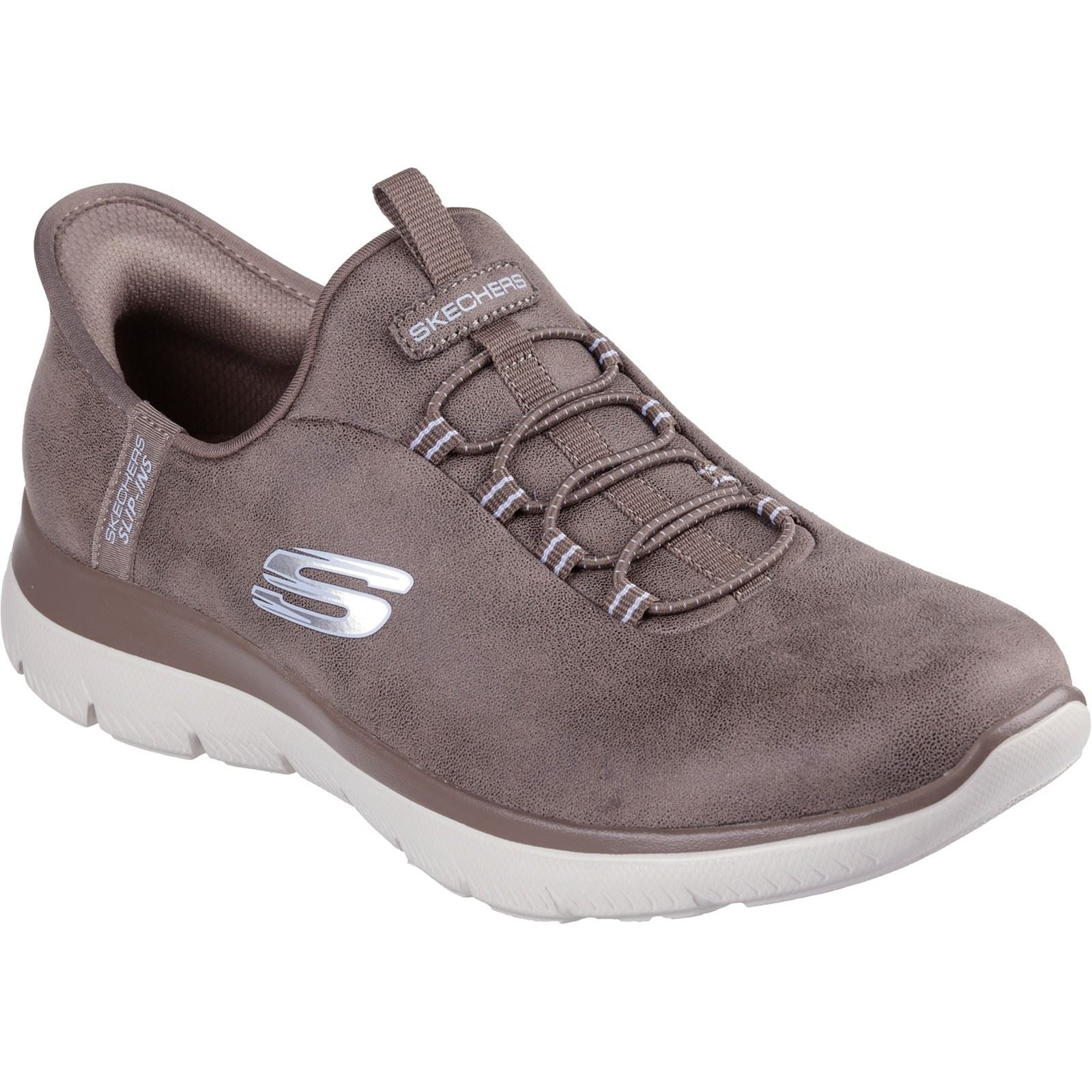 Skechers Summits Unknown Trail Polyester Damen Braune Sneakers