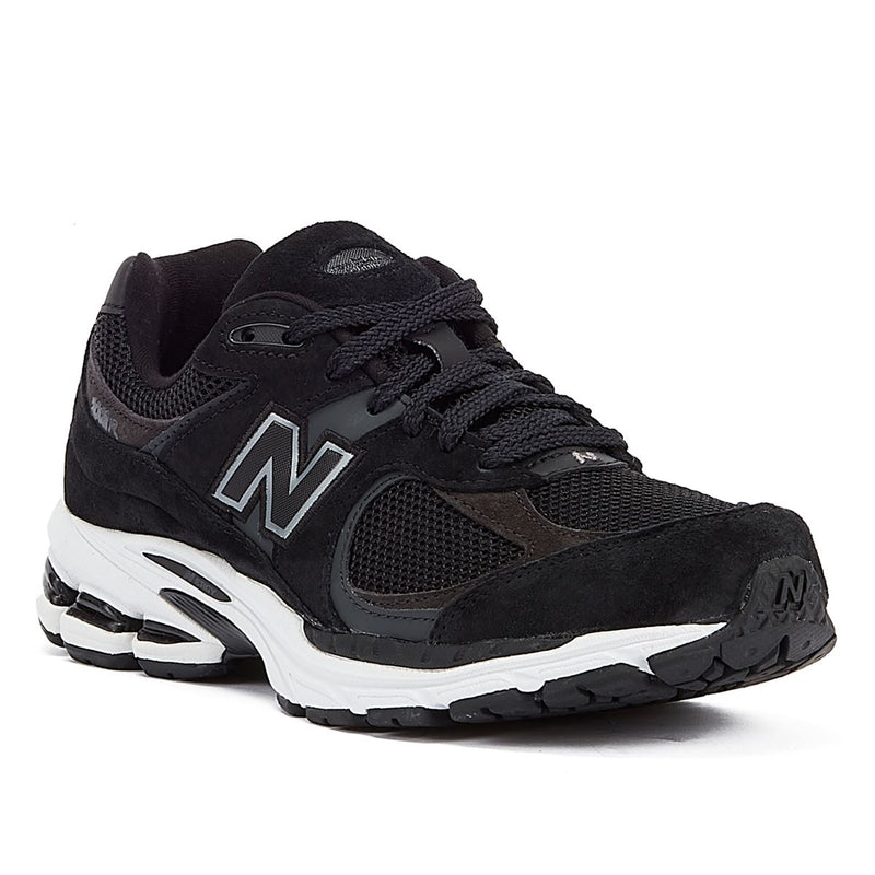 New Balance 2002 Wildleder-Schwarze Turnschuhe