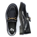 Dr. Martens Adrian Schwarze Farbe/Gepolsterte Glatte Lederschuhe