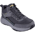 Skechers Bounder Rse Leder Herren Wanderstiefel In Anthrazit/Limette.