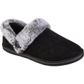 Skechers Cozy Campfire Fresh Toast Textil Damen Hausschuhe In Schwarz