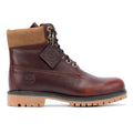 Timberland Heritage 6 Inch Waterproof Rote Herrenstiefel Aus Leder