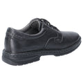 Hush Puppies Outlaw II Schwarze Farbe Herren-Schnürschuhe Aus Leder