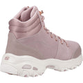 Skechers D'Lites Leder Damen Stiefeletten In Zartrosa