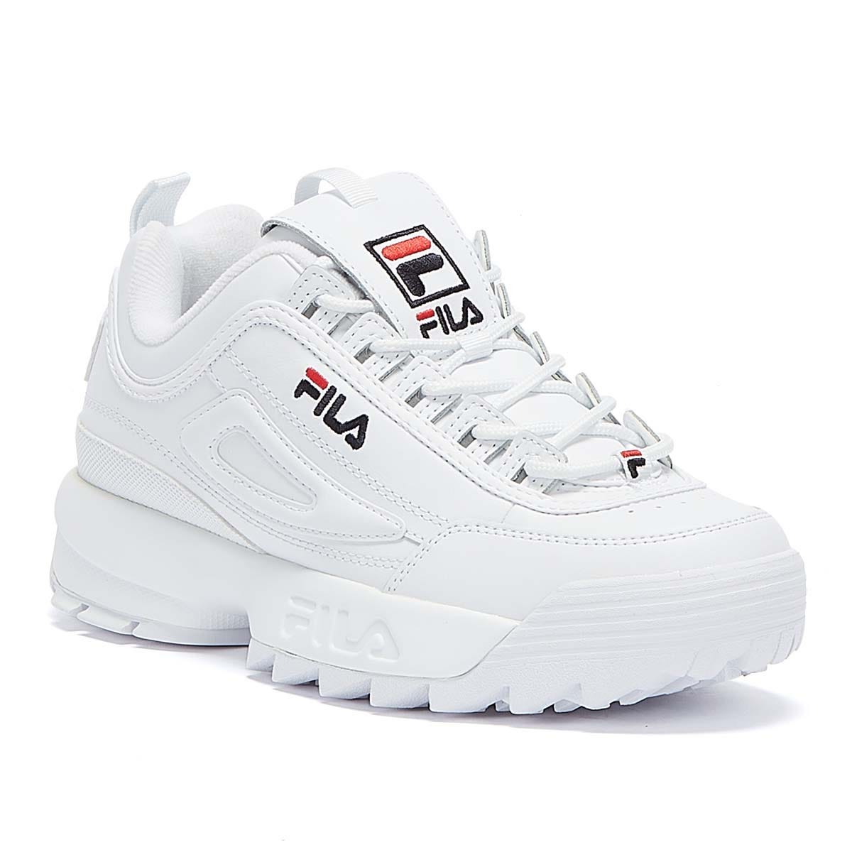 All white fila disruptor online