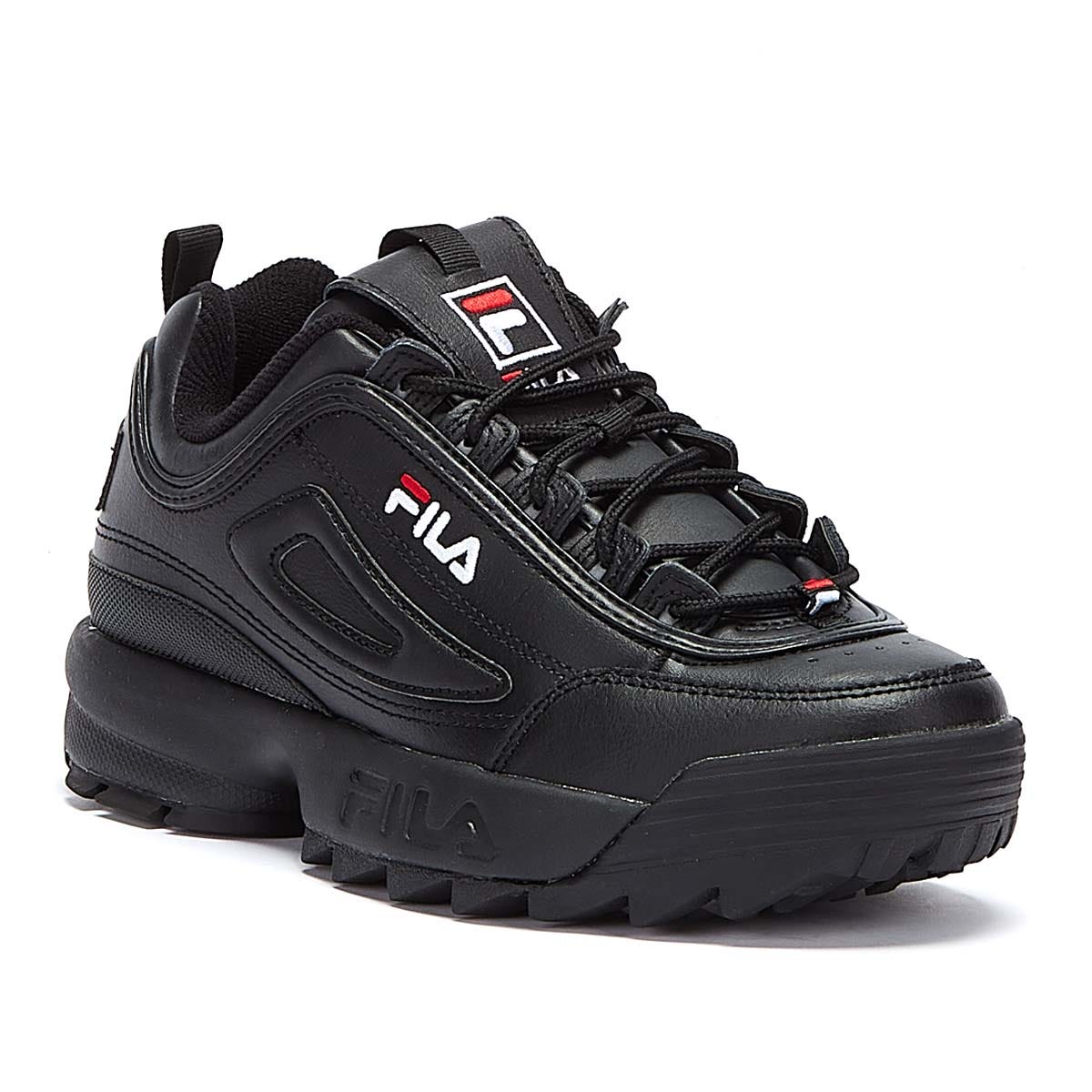 Fila disruptor black shops holographic