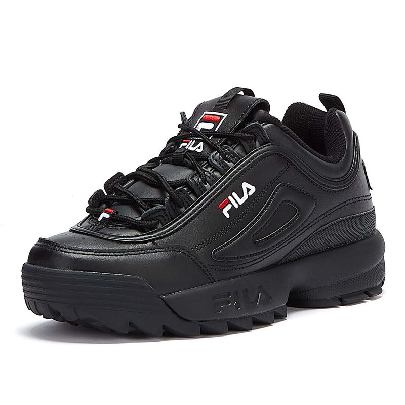 Fila Disruptor II Premium Schwarz / Weiß / Fila Rot Turnschuhe