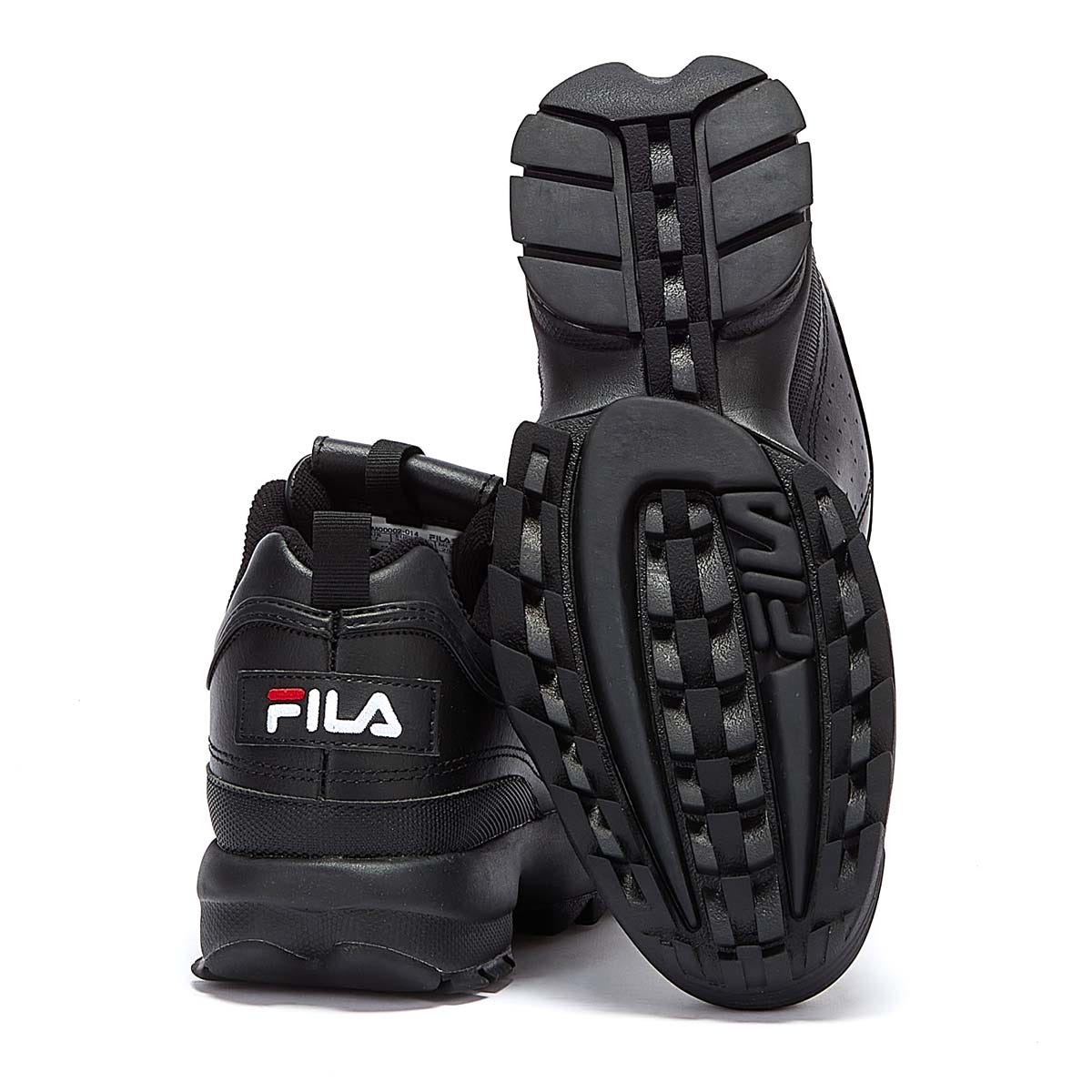 Fila Disruptor II Premium Schwarz WeiB Turnschuhe zu gunstigen Preisen Tower London.De