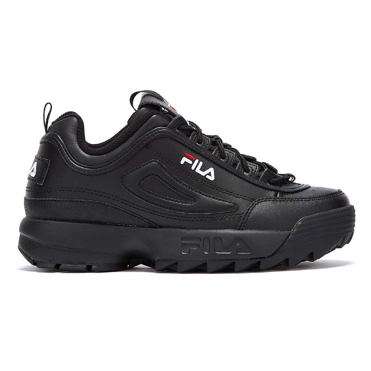 Black and red fila disruptor on sale