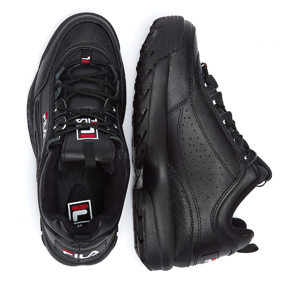 All black fila disruptor 2 on sale