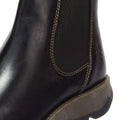 Fly London Damen Schwarze Salv-Lederstiefel