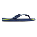 Havaianas Brasil Logo Marineblau Gummi Flip Flops