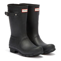 Hunter Original Short Womens Schwarz Wellies