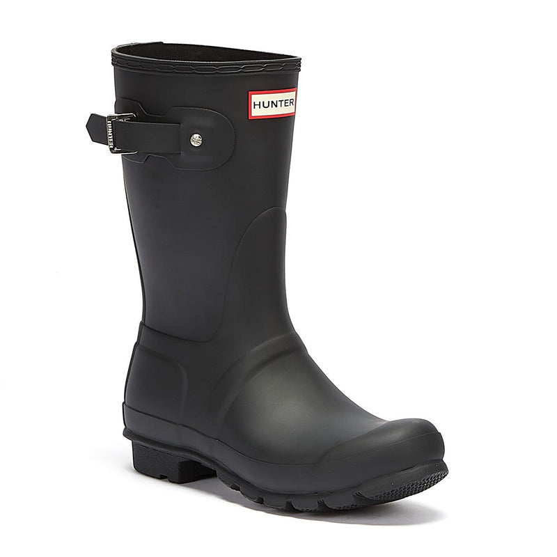 Hunter Original Short Womens Schwarz Wellies