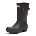 Hunter Original Short Womens Schwarz Wellies