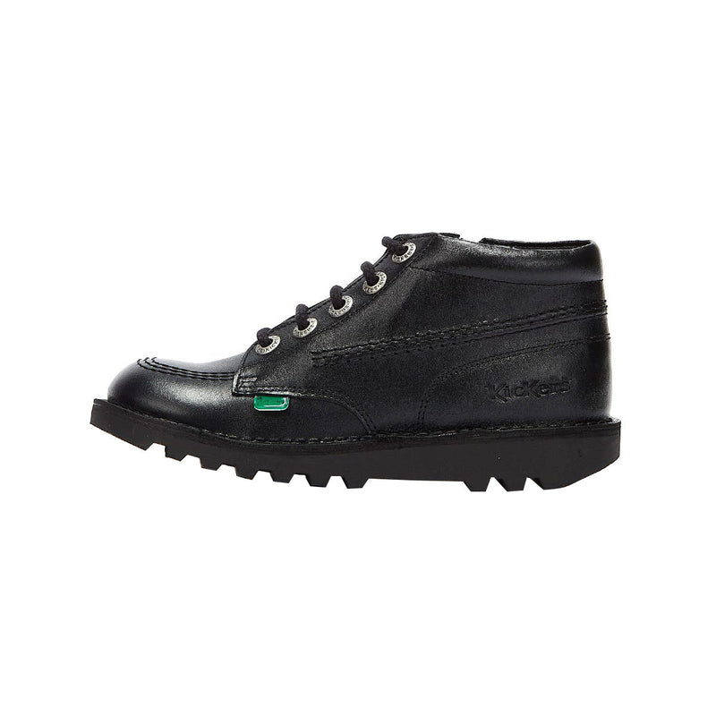 Kickers Kick Hi Zip Junior Schwarz Stiefel