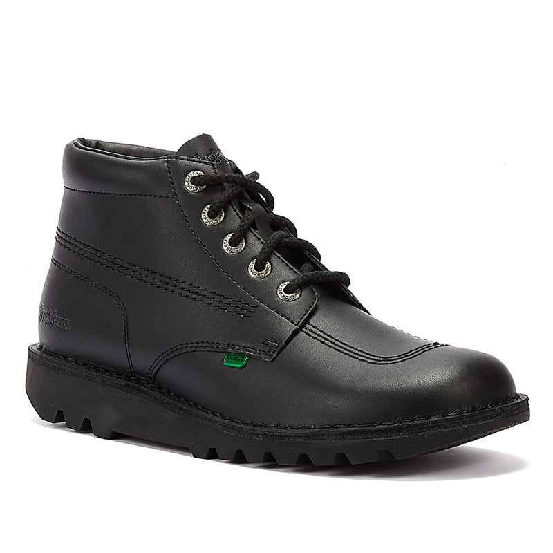 Kickers Kick Hi Herren Schwarz Lederstiefel