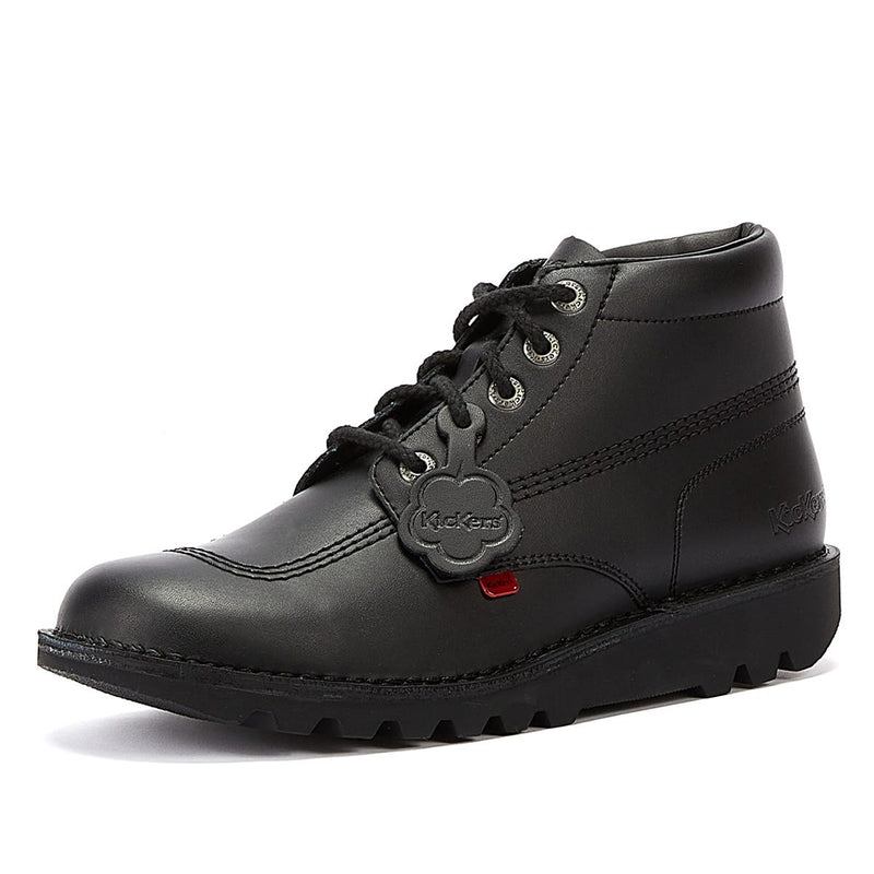 Kickers Kick Hi Herren Schwarz Lederstiefel