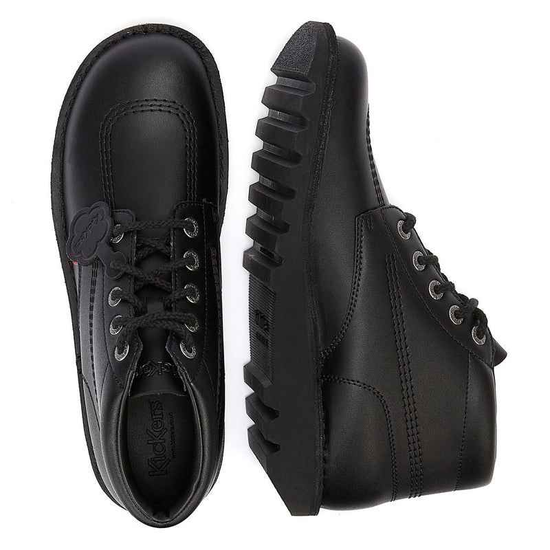 Kickers Kick Hi Herren Schwarz Lederstiefel