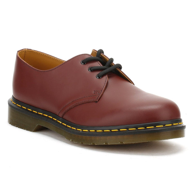 Dr. Martens 1461 Frauen Kirsche Rot Schuhe