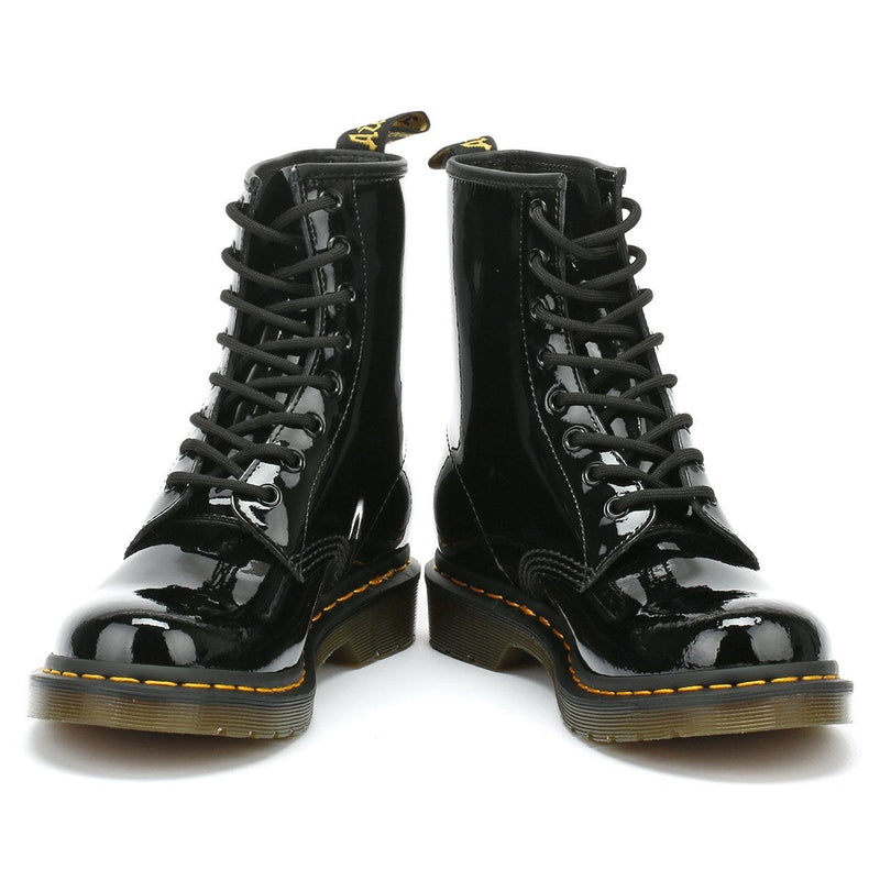 Dr. Martens 1460 Patent Lamper Damen Schwarz Stiefel