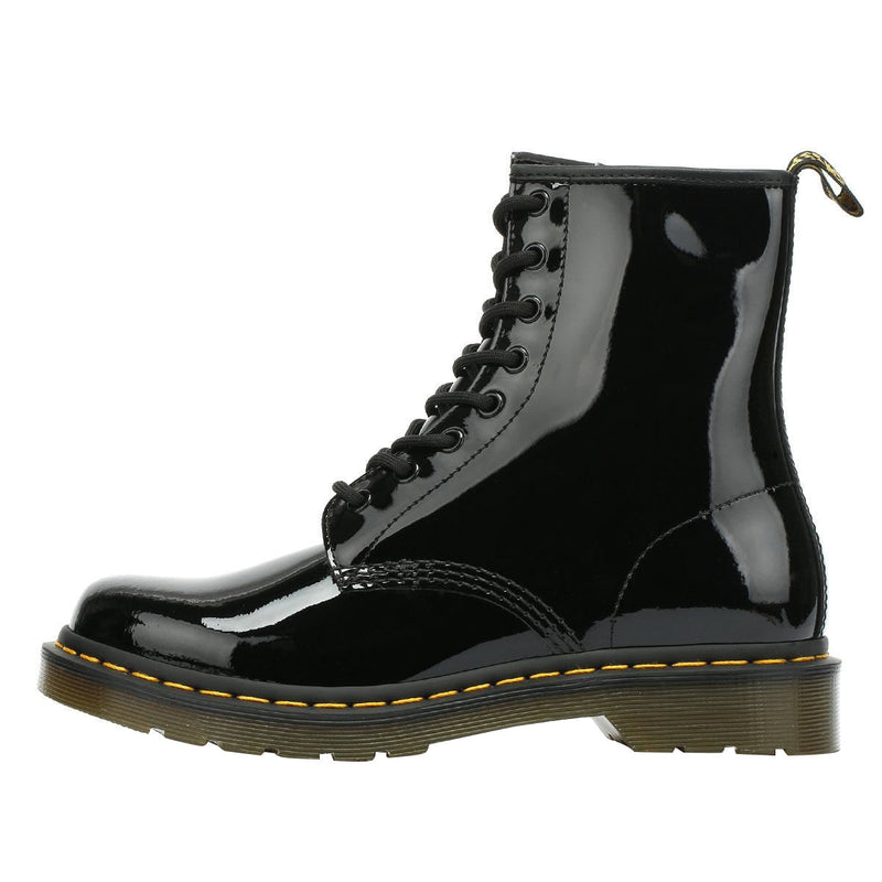 Dr. Martens 1460 Patent Lamper Damen Schwarz Stiefel