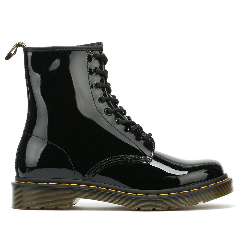 Dr. Martens 1460 Patent Lamper Damen Schwarz Stiefel